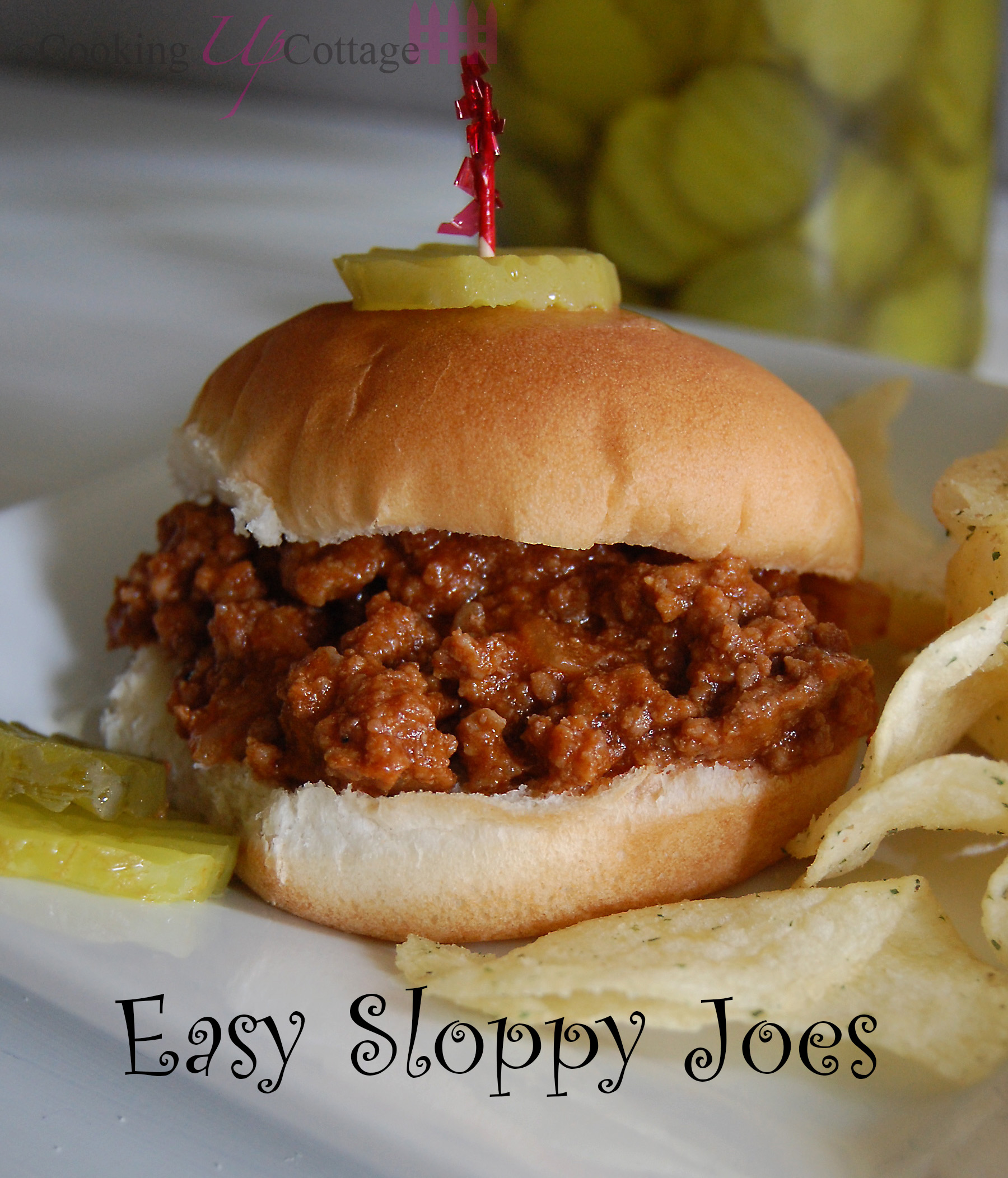 Easy Sloppy Joes – Cooking Up Cottage