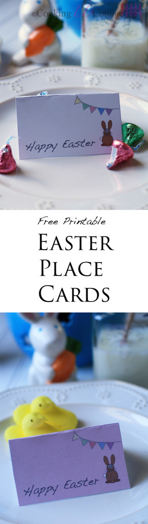 Free Printable Easter Place Cards Cooking Up Cottage