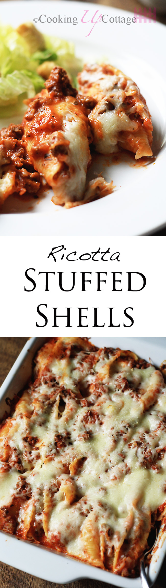 Ricotta Stuffed Shells Cooking Up Cottage