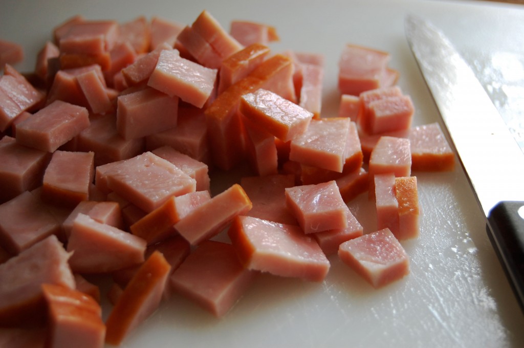 scalloped potatoes and ham