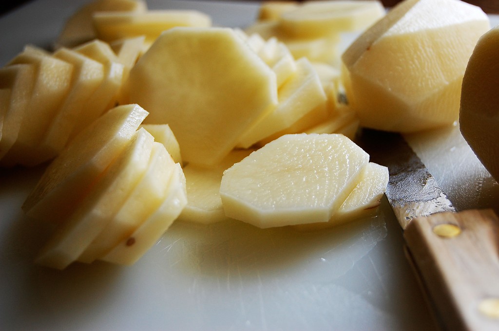 scalloped potatoes and ham