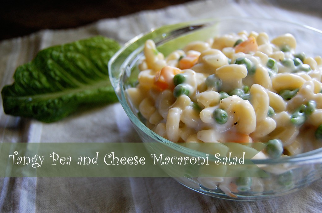 Tangy-Pea-and-Cheese-mac-salad-