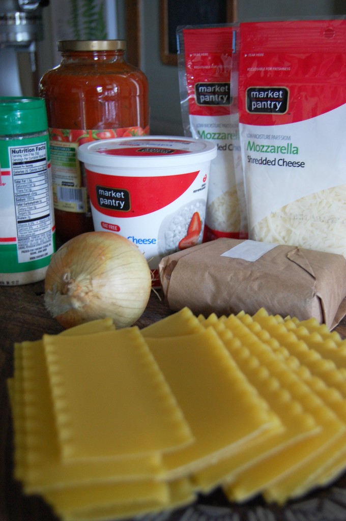 ingredients for lasagna