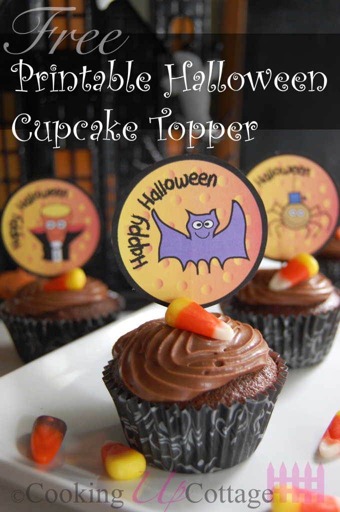 Halloween Cupcake Topper Picture
