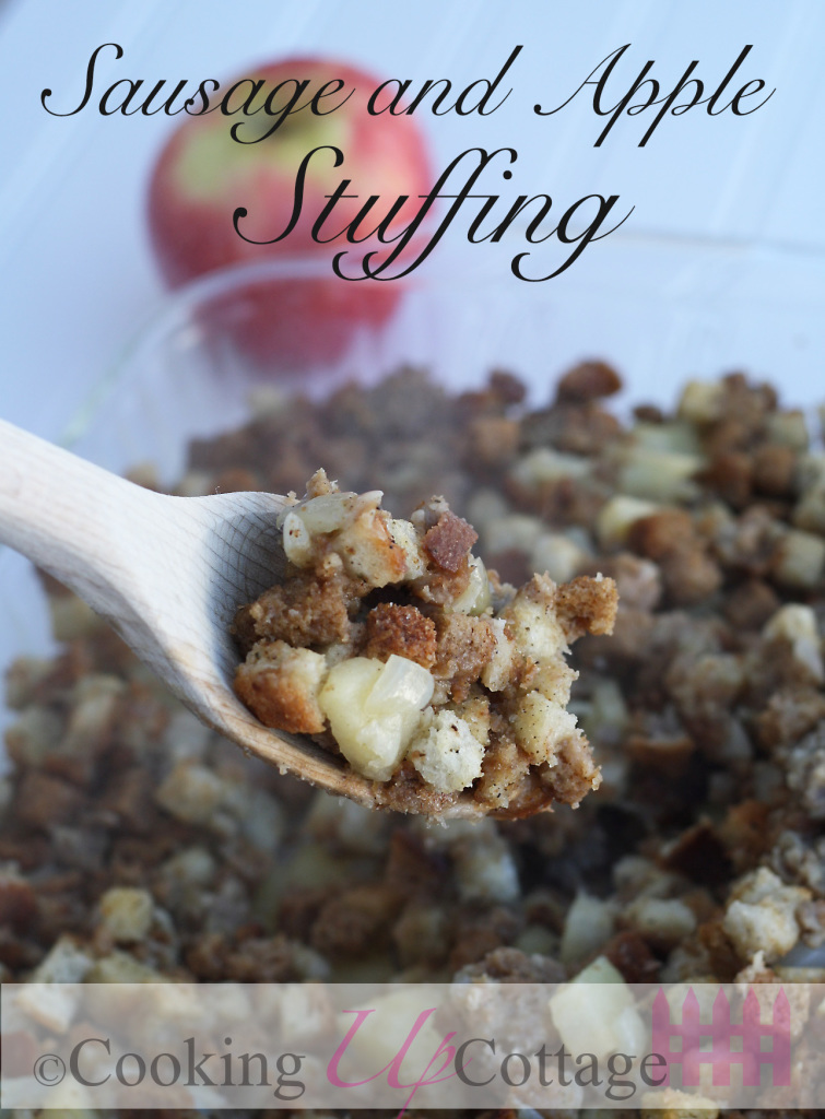 Sausage and apple stuffing 1