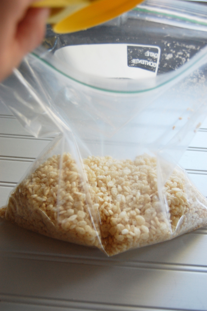 rice krispies in bag