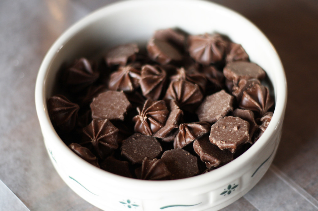 chocolates in a bowl