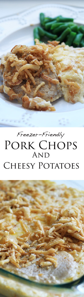 Pork Chops and Cheesy Potatoes