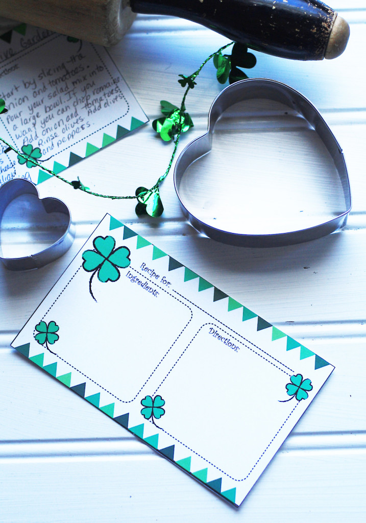 St. Patrick's Day Recipe Card 1