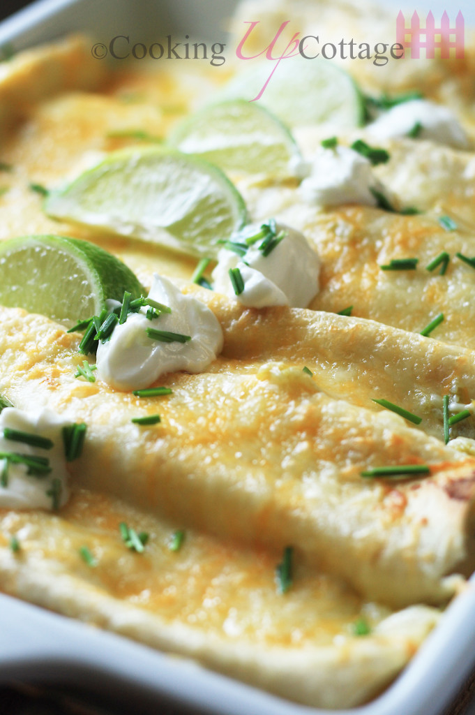 chicken enchiladas with sour cream sauce 2