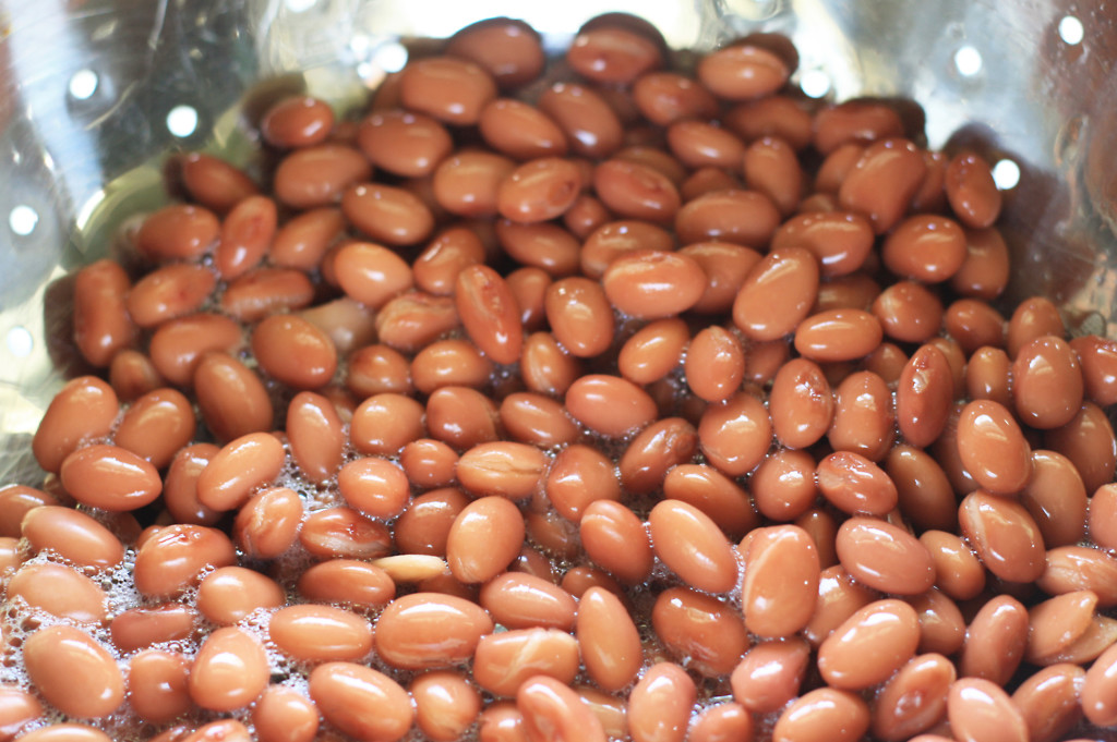 rinsed beans