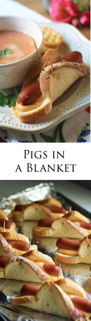 Pigs in a blanket long pin