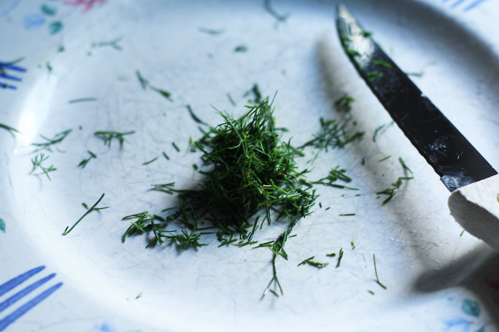 chopped dill