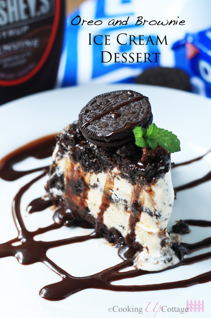 oreo and brownie ice cream dessert 4