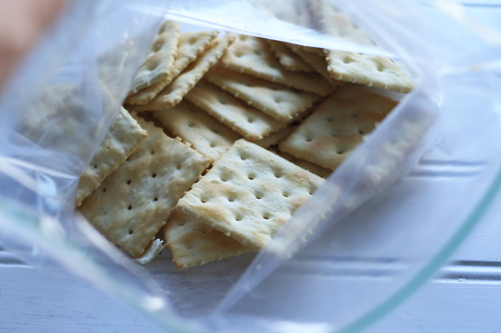 crackers in bag