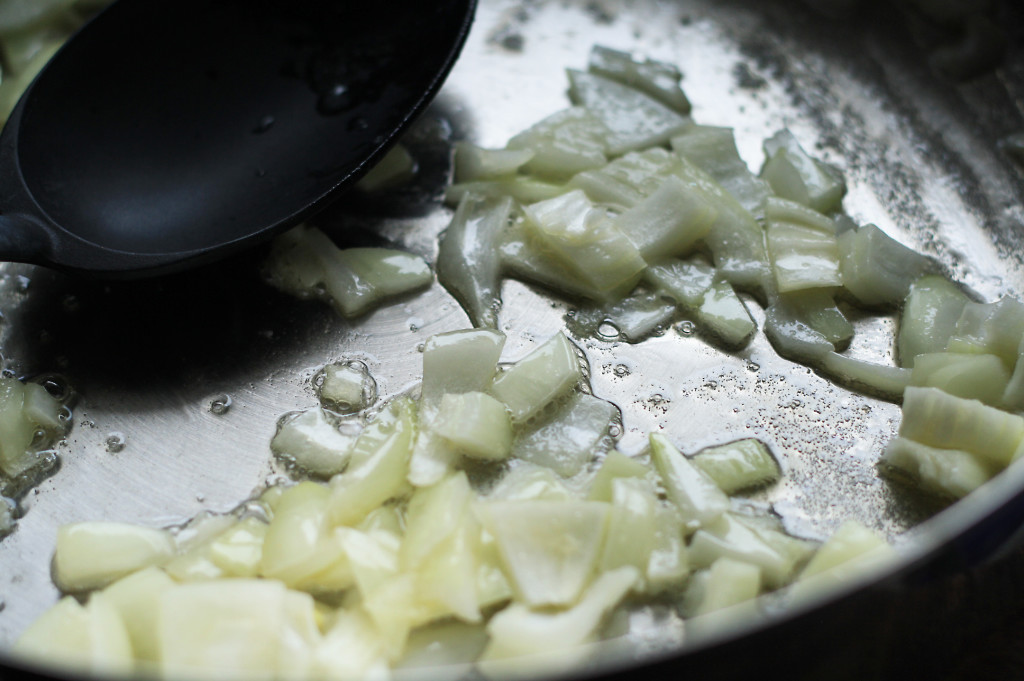 cooking onions