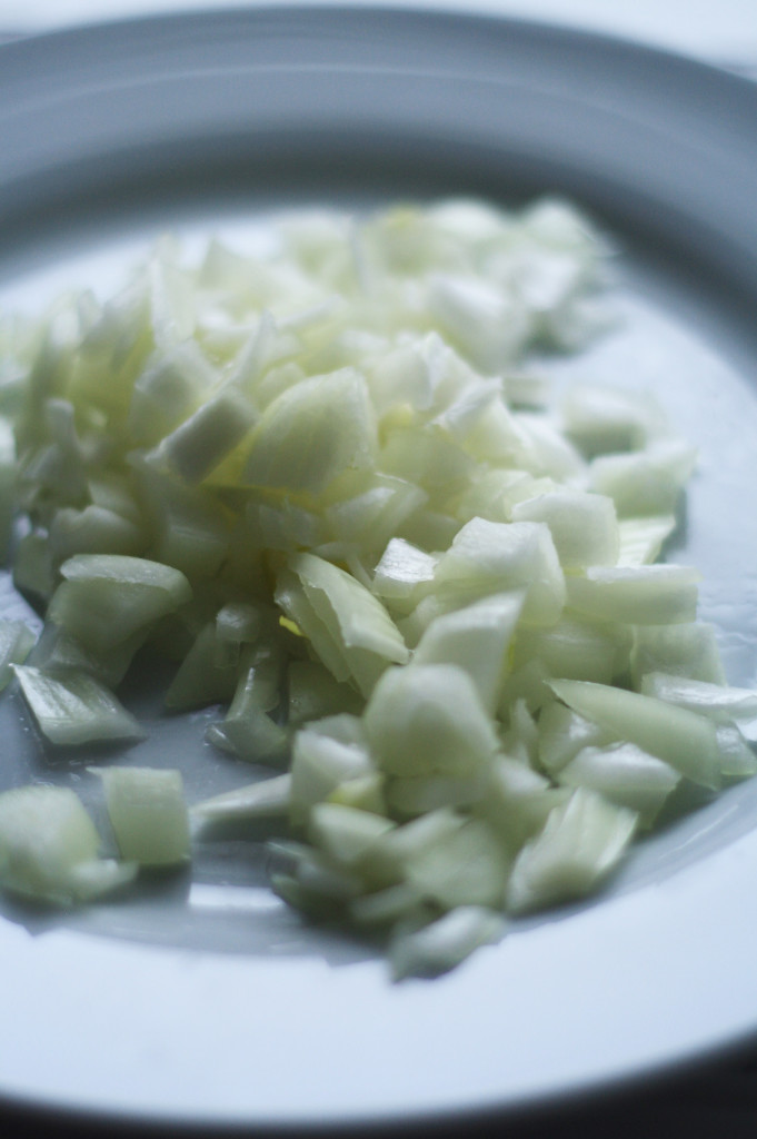 diced onion