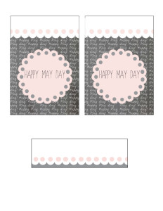 Printable May Day Gift Tag and Caramel Puffcorn – Cooking Up Cottage